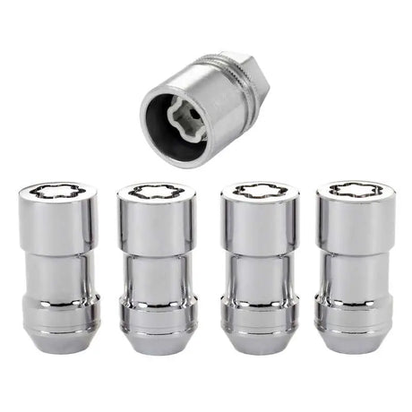 McGard Wheel Lock Nut Set - 4pk. (Cone Seat) 9/16-18 / 7/8 Hex / 1.765in. Length - Chrome 