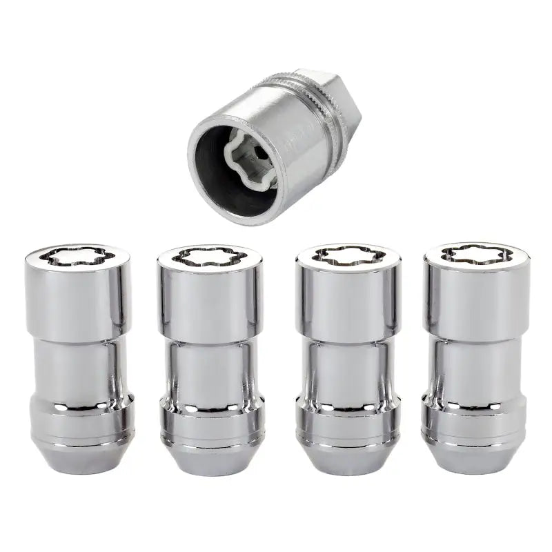 McGard Wheel Lock Nut Set - 4pk. (Cone Seat) 9/16-18 / 7/8 Hex / 1.765in. Length - Chrome - 24234