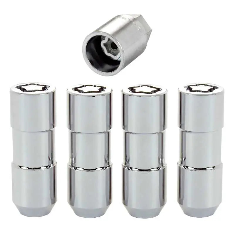 McGard Wheel Lock Nut Set - 4pk. (Cone Seat Duplex) 9/16-18 / 7/8 Hex / 2.5in. Length - Chrome 