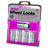 McGard Wheel Lock Nut Set - 4pk. (Cone Seat) M14X1.5 / 21mm & 22mm Dual Hex / 1.965in. L - Chrome 