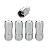 McGard Wheel Lock Nut Set - 4pk. (Cone Seat) M14X1.5 / 21mm & 22mm Dual Hex / 1.965in. L - Chrome 