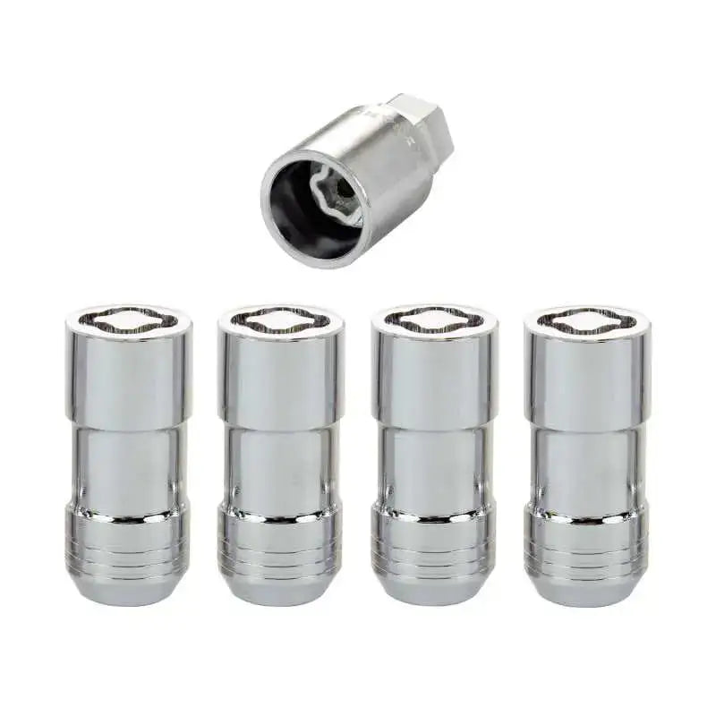 McGard Wheel Lock Nut Set - 4pk. (Cone Seat) M14X1.5 / 21mm & 22mm Dual Hex / 1.965in. L - Chrome 