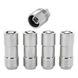 McGard Wheel Lock Nut Set - 4pk. (Cone Seat) M14X2.0 / 13/16 Hex / 2.25in. Length - Chrome 