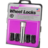 McGard Wheel Lock Nut Set - 4pk. (Tuner / Cone Seat) M12X1.25 / 13/16 Hex / 1.24in. Length - Black 
