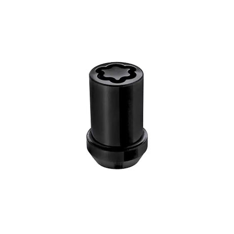 McGard Wheel Lock Nut Set - 4pk. (Tuner / Cone Seat) M12X1.25 / 13/16 Hex / 1.24in. Length - Black 