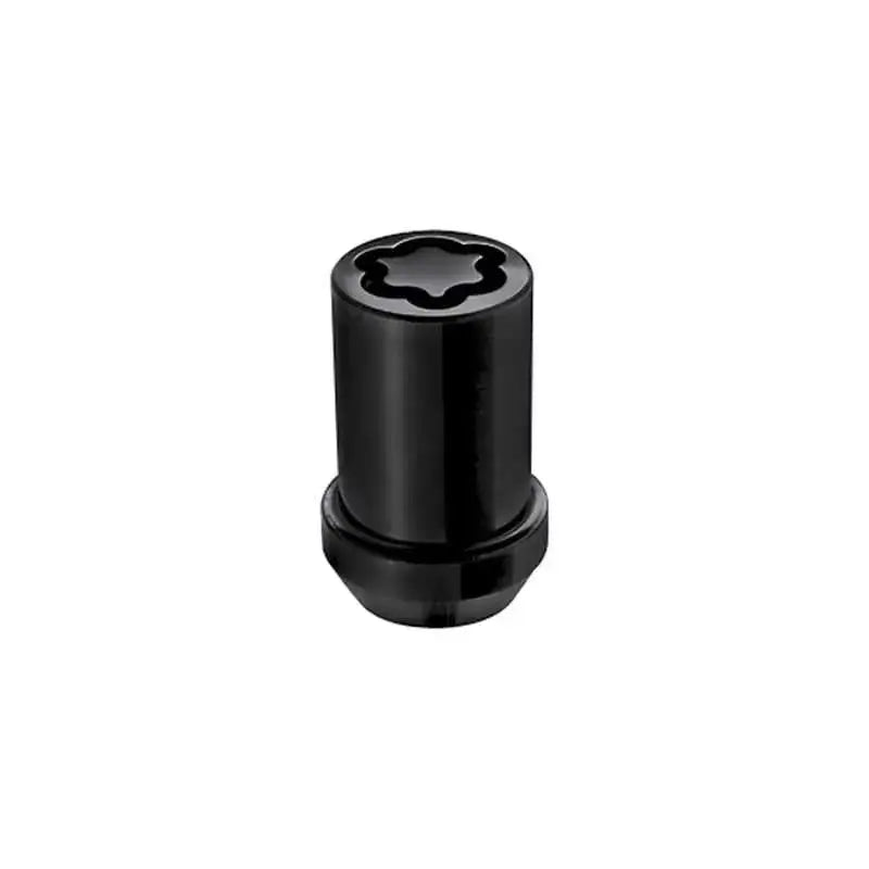 McGard Wheel Lock Nut Set - 4pk. (Tuner / Cone Seat) M12X1.25 / 13/16 Hex / 1.24in. Length - Black 