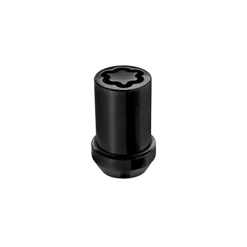 McGard Wheel Lock Nut Set - 4pk. (Tuner / Cone Seat) M12X1.25 / 13/16 Hex / 1.24in. Length - Black 