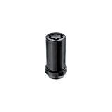McGard Wheel Lock Nut Set - 4pk. (Tuner / Cone Seat) M14X1.5 / 1in. Hex / 1.935in. Length - Black - 25112