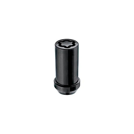 McGard Wheel Lock Nut Set - 4pk. (Tuner / Cone Seat) M14X1.5 / 1in. Hex / 1.935in. Length - Black - 25112