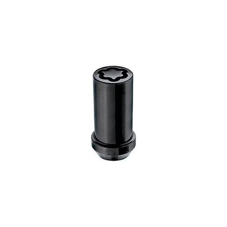 McGard Wheel Lock Nut Set - 4pk. (Tuner / Cone Seat) M14X1.5 / 1in. Hex / 1.935in. Length - Black - 25112