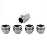McGard Wheel Lock Nut Set - 4pk. (Under Hub Cap / Cone Seat) 1/2-20 / 3/4 & 13/16 Hex / .775in. L - 24010