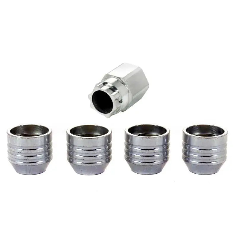 McGard Wheel Lock Nut Set - 4pk. (Under Hub Cap / Cone Seat) M14X2.0 / 13/16 Hex / .893in. Length 
