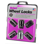 McGard Wheel Lock Nut Set - 5pk. (Cone Seat) M12X1.5 / 3/4 Hex / 1.46in. Length - Black - 24526