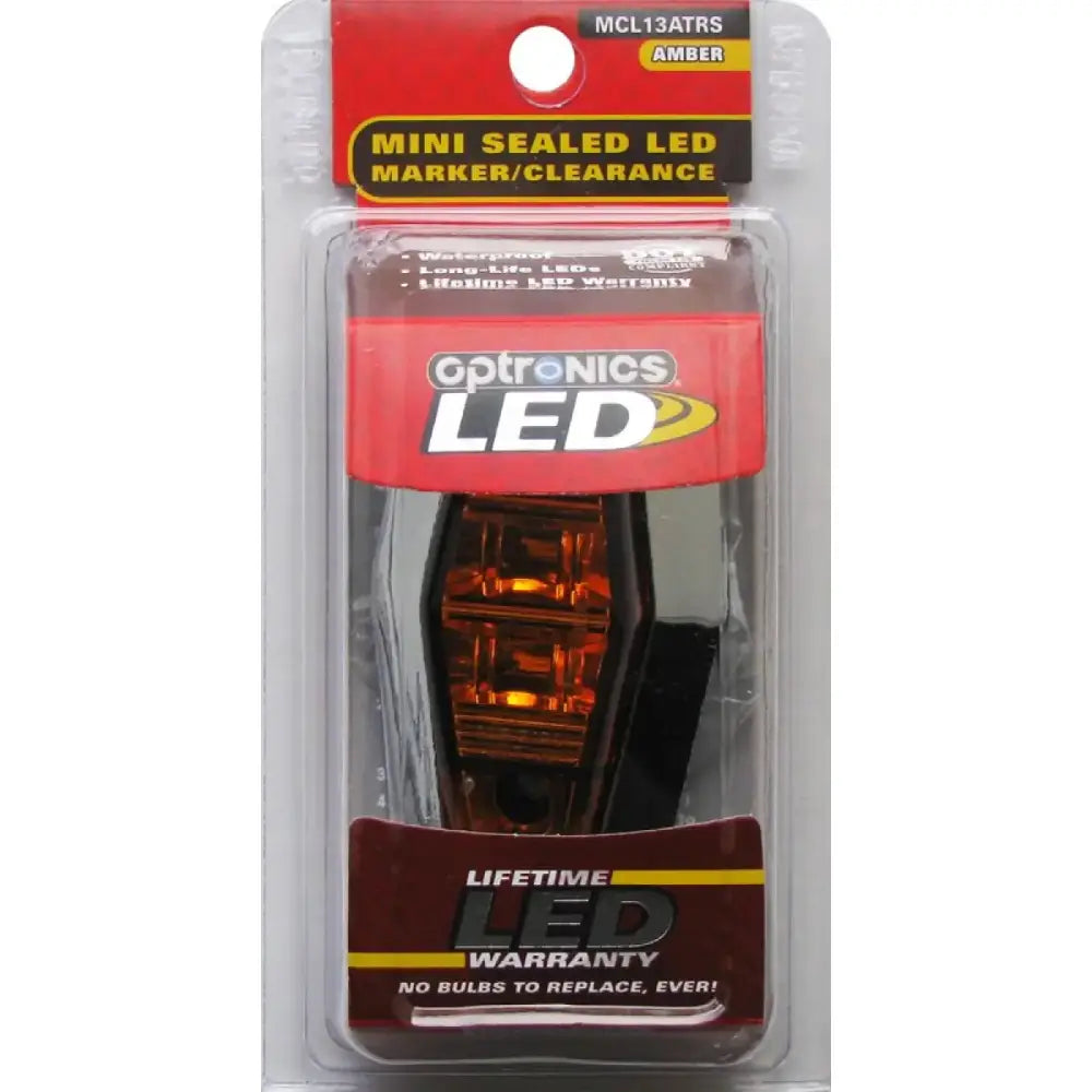 MCL13ATRS Optronics Side Marker Light- LED Yellow Lens 