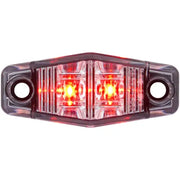 MCL13CR2B Optronics Led Mark W/ Clear Lens;Mini;Red - Lights and Components