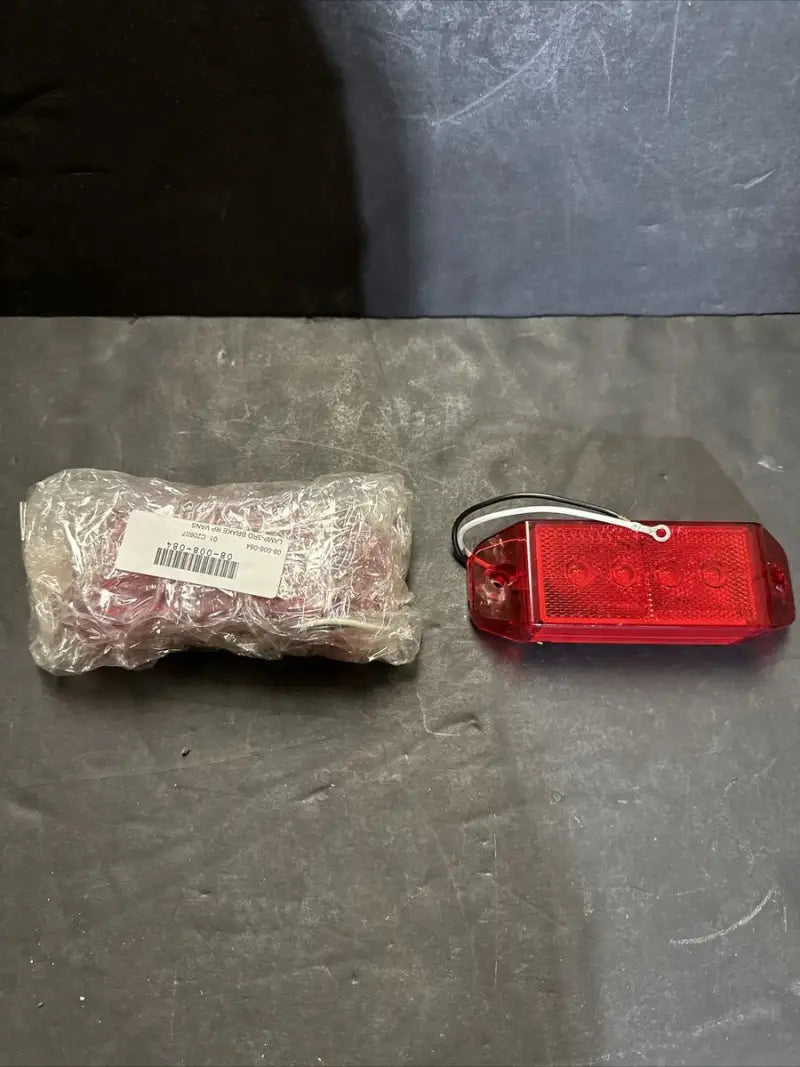 Red rectangular trailer lights for MCL76RB Optronics LED Mark Light W/Reflex