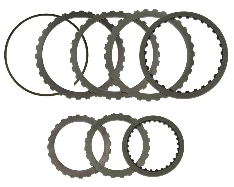 McLeod Performance 12-piece black gear ring set for TR-9080 transmission friction plate kit