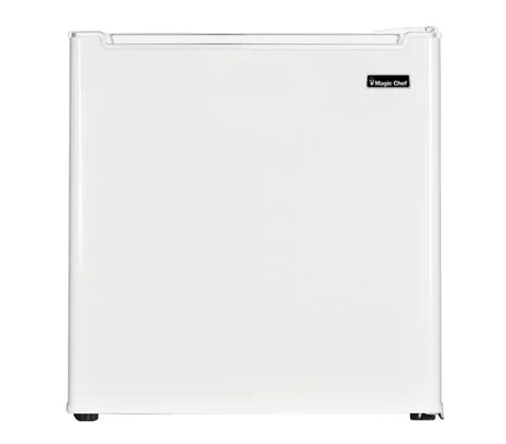 Magic Chef MCR170WE 1.7 Cu Ft White Refrigerator, compact and efficient cooling solution.
