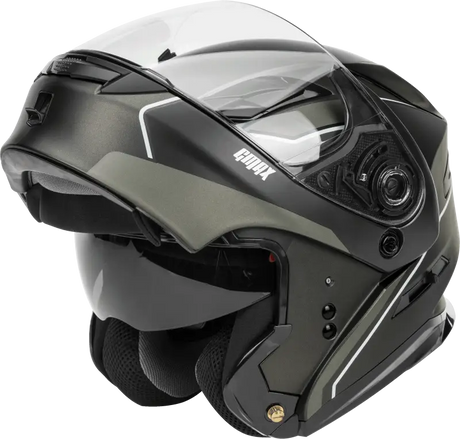 Md 01 Modular Exploit Helmet Matte Black/Silver Lg 