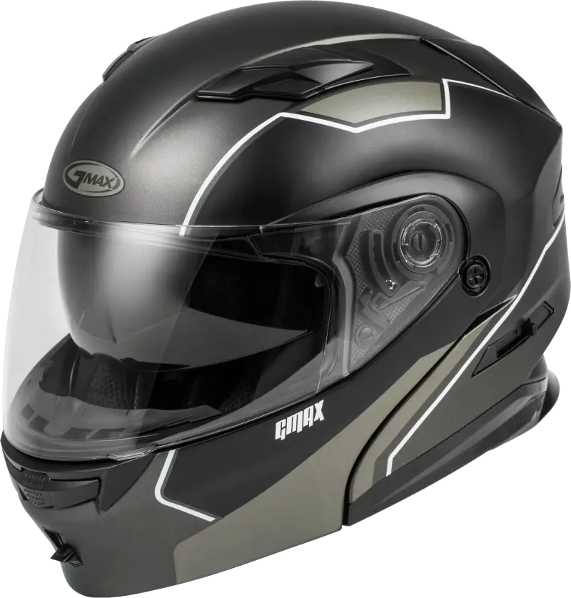 Md 01 Modular Exploit Helmet Matte Black/Silver Lg 