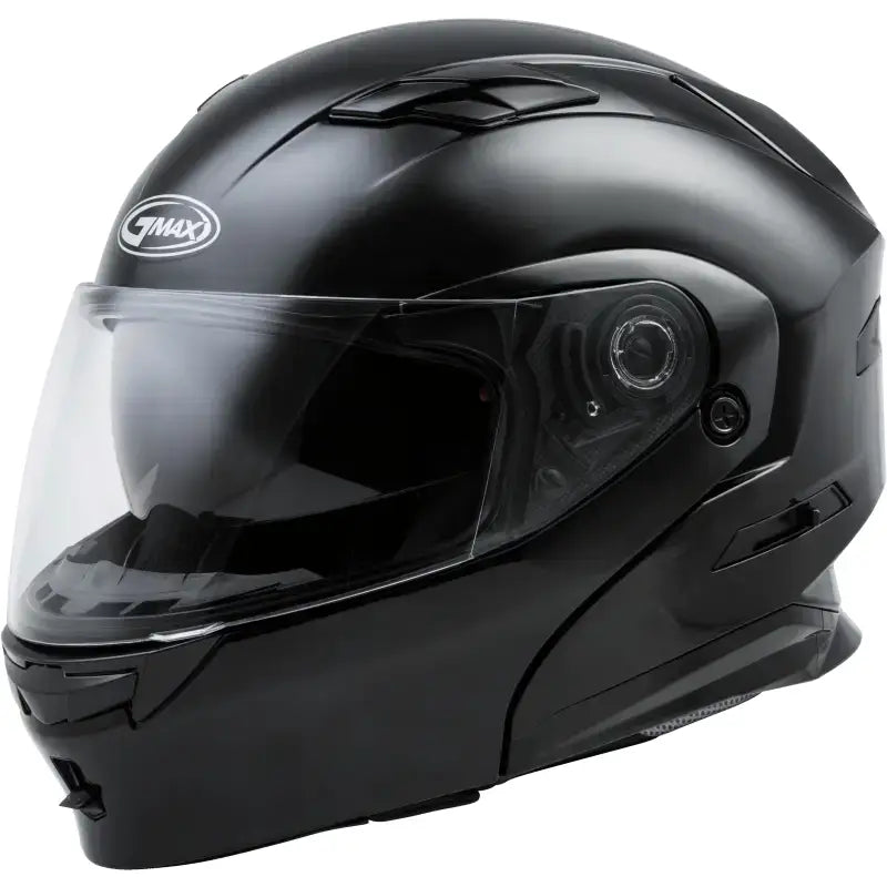 GMAX Md 01 Modular Helmet Black 3x for Powersports