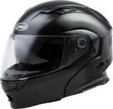 GMAX Md 01 Modular Helmet Black 3x for Powersports