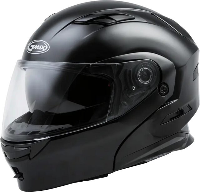 GMAX Md 01 Modular Helmet Black 3x for Powersports
