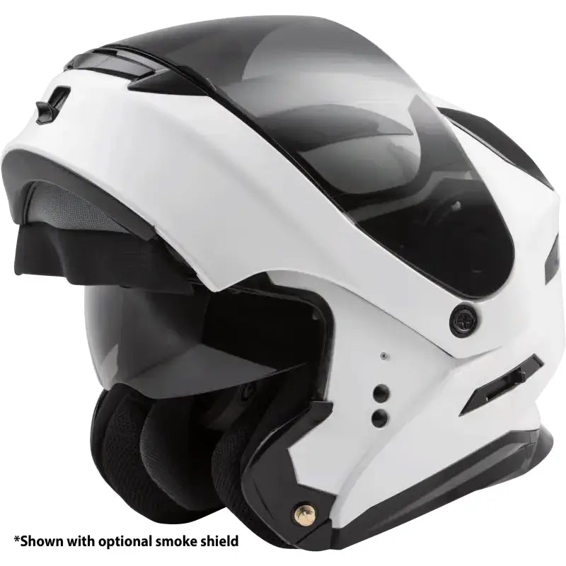Md 01 Modular Helmet Pearl White Lg 