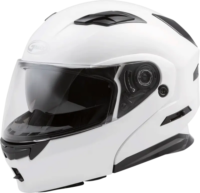GMAX Md 01 Modular Helmet Pearl White Md for Powersports