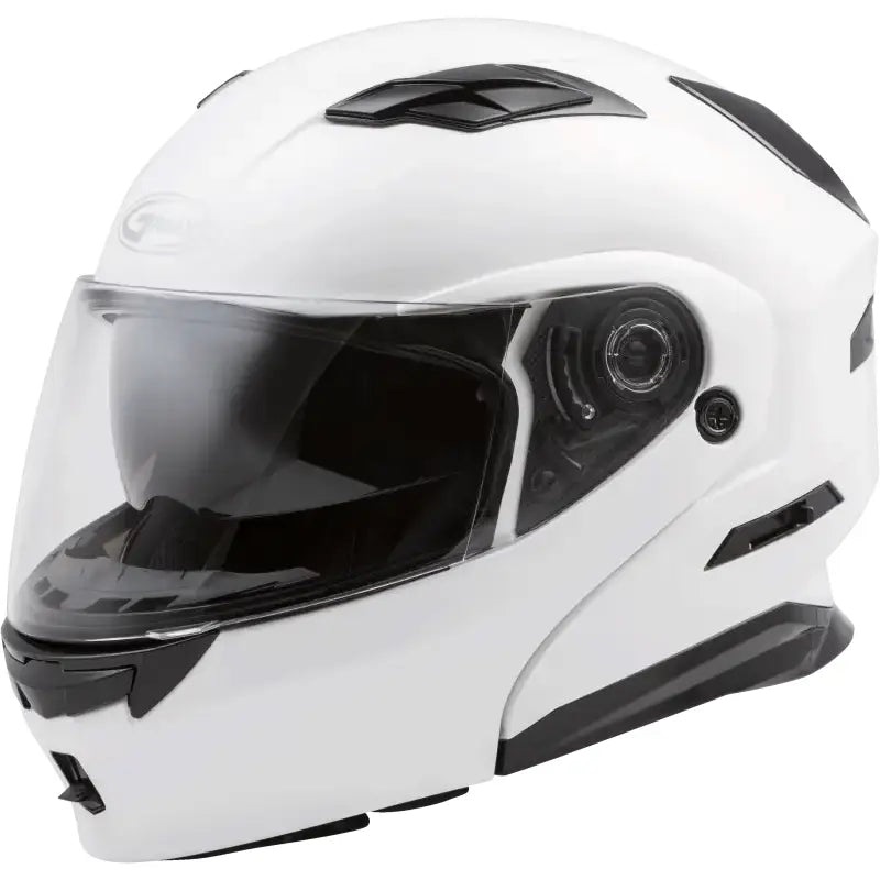 GMAX Md 01 Modular Helmet Pearl White Xl for Powersports