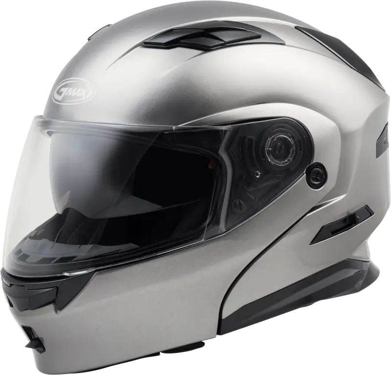 GMAX Md 01 Modular Helmet Titanium 3x for Powersports