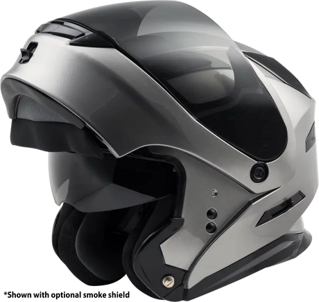 Md 01 Modular Helmet Titanium Lg 