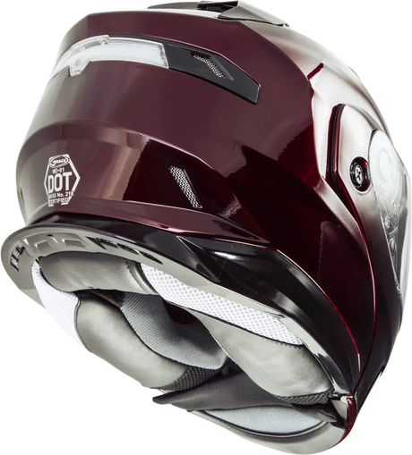 Md 01 Modular Helmet Wine Red 2x 