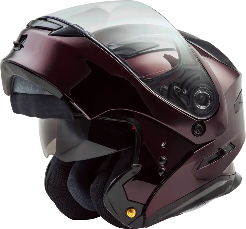 Md 01 Modular Helmet Wine Red Md 