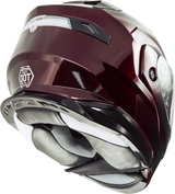 Md 01 Modular Helmet Wine Red Xs 