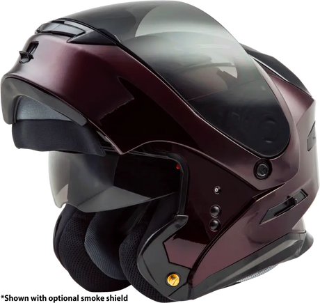 Md 01 Modular Helmet Wine Red Xs 