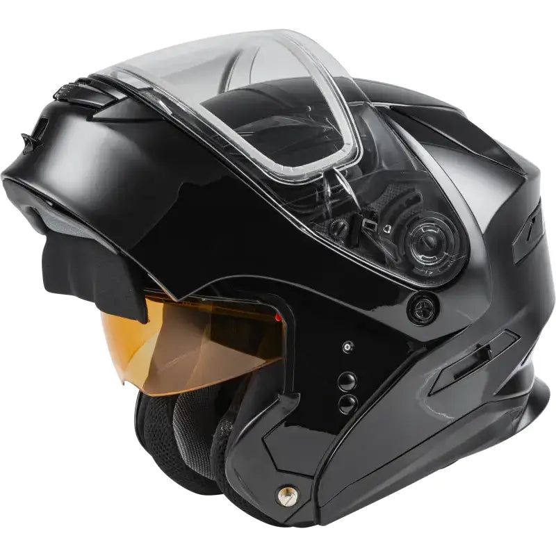 Md 01s Modular Snow Helmet Black Lg 