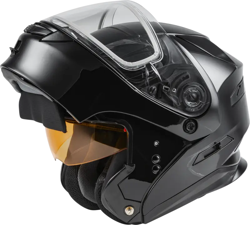 Md 01s Modular Snow Helmet Black Lg 