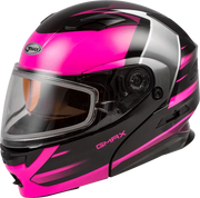 GMAX Md 01s Modular Snow Helmet Descendant Black/Pink/White Md