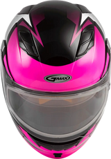 Md 01s Modular Snow Helmet Descendant Black/Pink/White Sm 