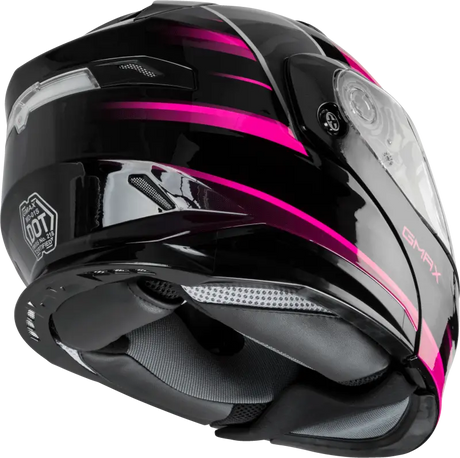 Md 01s Modular Snow Helmet Descendant Black/Pink/White Sm 