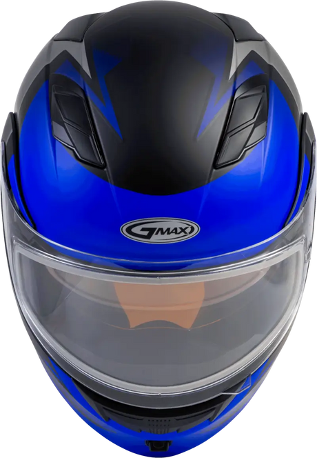 Md 01s Modular Snow Helmet Descendant Matte Black/Blue 2x 