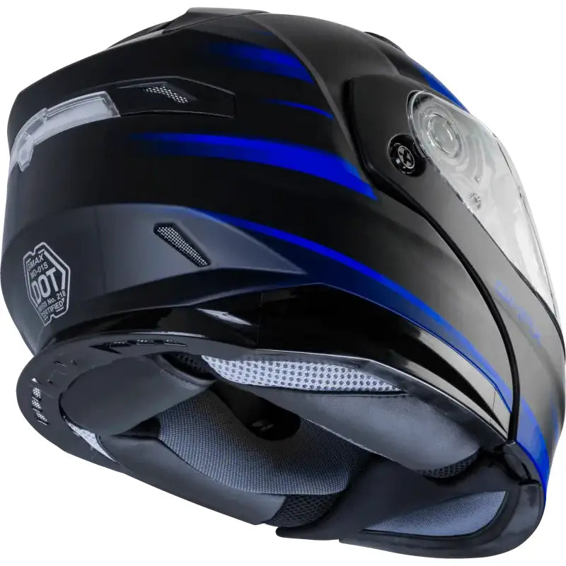 Md 01s Modular Snow Helmet Descendant Matte Black/Blue 3x 