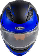 Md 01s Modular Snow Helmet Descendant Matte Black/Blue Lg 