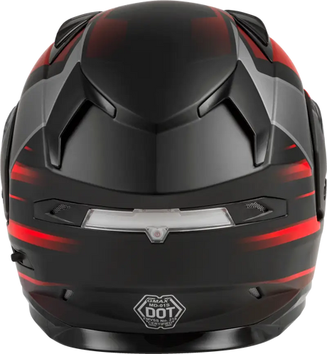 Md 01s Modular Snow Helmet Descendant Matte Black/Red 2x 