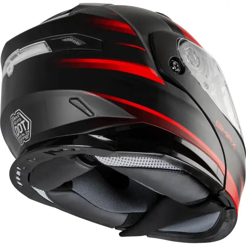 Md 01s Modular Snow Helmet Descendant Matte Black/Red Xl 