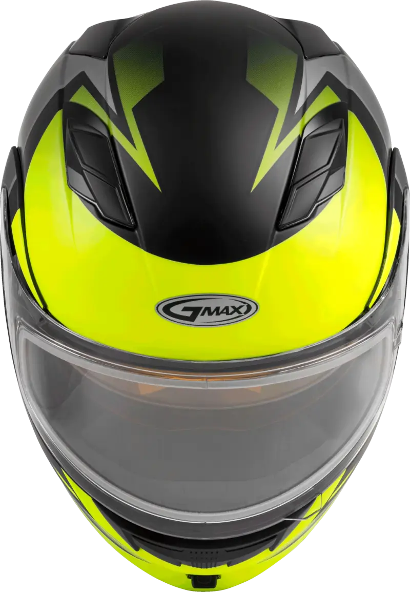 Md 01s Modular Snow Helmet Descendant Matte Blk/Hi Vis 3x 