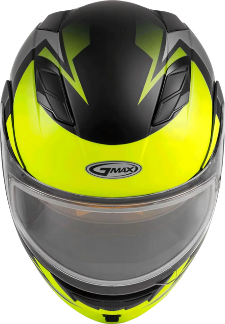 Md 01s Modular Snow Helmet Descendant Matte Blk/Hi Vis Sm 