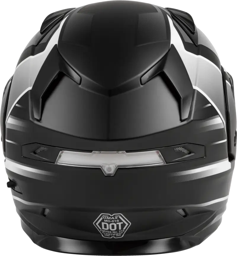 Md 01s Modular Snow Helmet Descendant Matte Blk/White 3x 