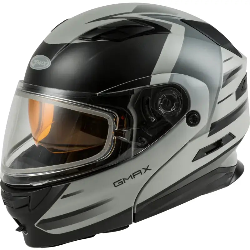 GMAX Md 01s Modular Snow Helmet Descendant Matte Gry/Silver Sm